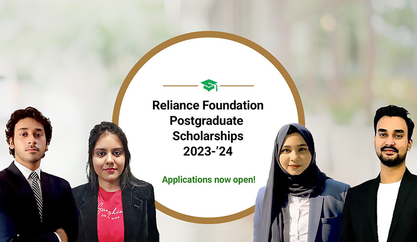 Applications Open for Reliance Foundation Postgraduate Scholarships 2023-24